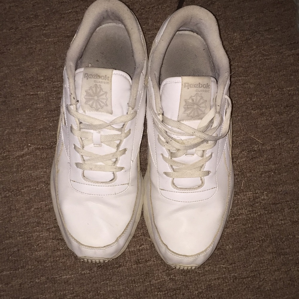 White Reebok classics